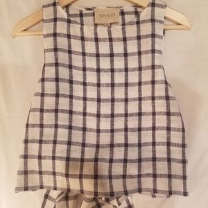 Moon river sleeveless blouse